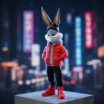 Bugs Bunny Urban Style - Hareketli ve Tarz Sahibi Koleksiyon Figürü