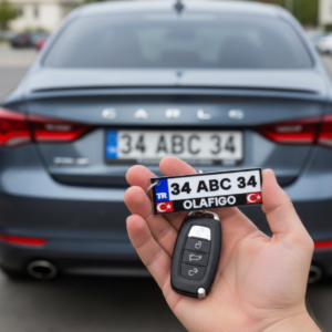 Kişiye Özel 3D Plaka Anahtarlık | Olafigo Araç Aksesuarları