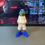 Olafigo Leonardo Urban Vibes Figür | Modern Sokak Tarzı Ninja Kaplumbağa