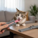 Olafigo Sıvı Ödül Maması Aparatı | Kediler İçin Hijyenik Besleme Yardımcısı