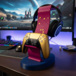 PS5 Controller ve Kulaklık Standı - İkisi Bir Arada Gamer Organizer